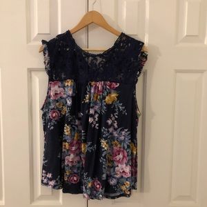Flowy floral top
